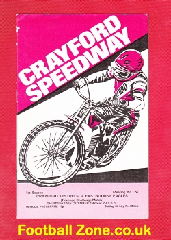 Crayford Speedway v Eastbourne 1975