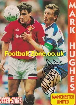 Manchester United Mark Hughes Autographed Picture