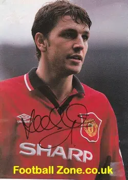 Manchester United Lee Sharpe Autograph Picture
