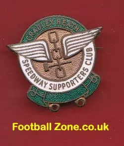 Cradley Heath Speedway Badge early 1970s - old gilt