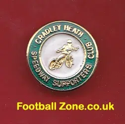 Cradley Heath Speedway Badge - small button type