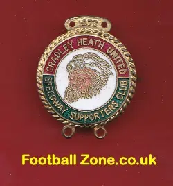 Cradley Heath United Speedway Badge 1973