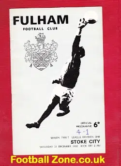 Fulham v Stoke City 1966
