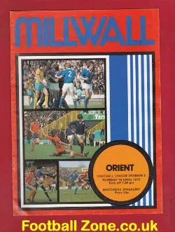 Millwall v Orient 1979