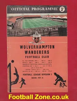 Wolves Wolverhampton v Sunderland 1957 – Champions