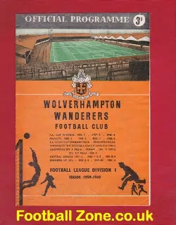 Wolves Wolverhampton v Red Star 1959 – Belgrade