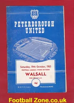 Peterborough United v Walsall 1963 – to clear