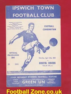 Ipswich Town v Bristol Rovers 1956