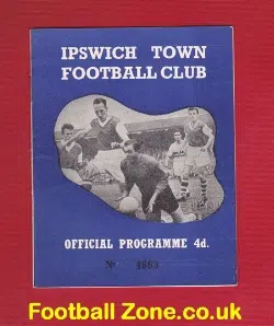 Ipswich Town v Swansea Town 1960