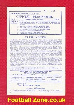 Southport v Mansfield Town 1952