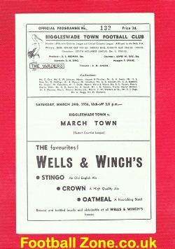 Biggleswade Town v March Town 1956