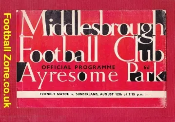Middlesbrough v Sunderland 1964