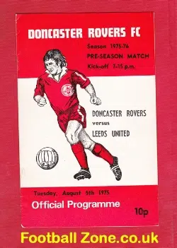 Doncaster Rovers v Leeds United 1975