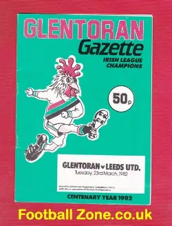 Glentoran v Leeds United 1982 - Friendly Game