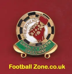 Cradley Heath Speedway Badge - Heathens