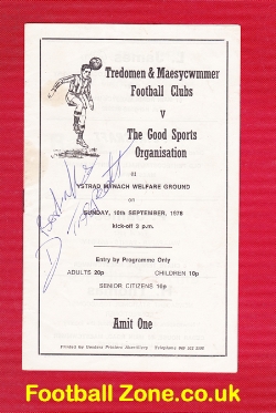 Tredomen & Maesycwmmer v Good Sports Organisation 1978 – SIGNED