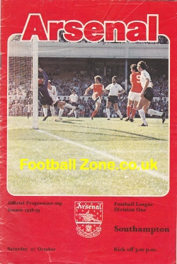 Arsenal v Southampton 1978