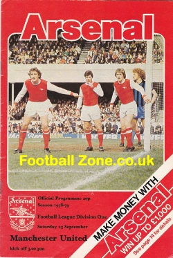 Arsenal v Manchester United 1978