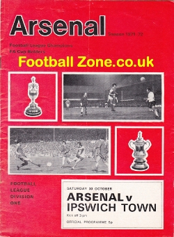 Arsenal v Ipswich Town 1971