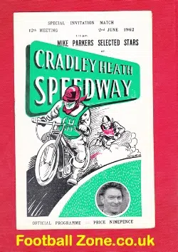 Cradley Heath Speedway v Mike Parker Select 1962