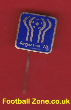Argentina 78 Football Pin Badge World Cup 1978