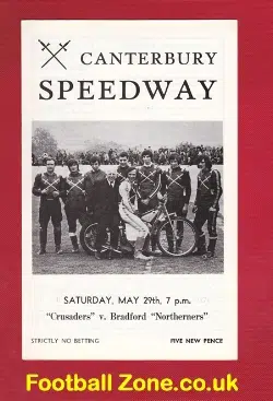 Canterbury Speedway v Bradford 1970