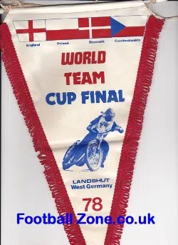 Germany World Team Cup Final Pennant Landshut 1978