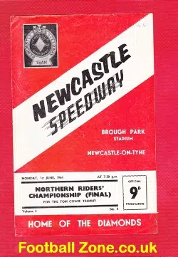 Newcastle Speedway Northern Riders Championship Final 1964