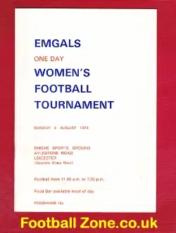 EMGALS Ladies Womens Football Tournament – Womens Football Leicester 1974