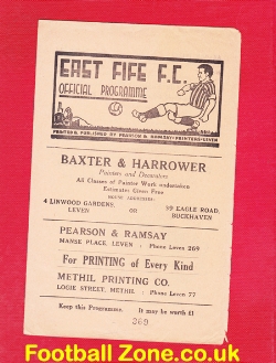 East Fife v Queen Of The South 1962