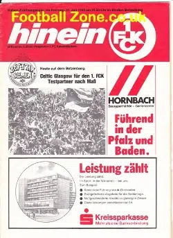 FC Koln v Glasgow Celtic 1983 – Germany