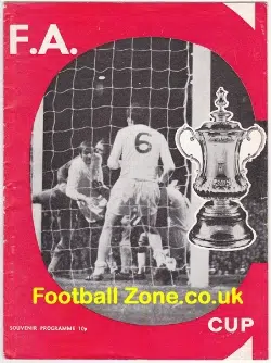 FA Cup Final Brochure Sunderland v Leeds 1972 - 1973