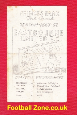 Eastbourne United v Eastbourne Town 1957