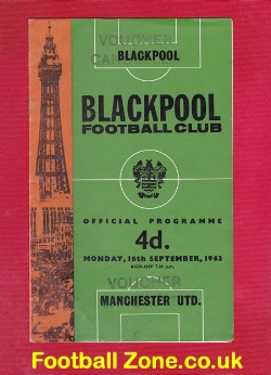 Blackpool v Manchester United 1963