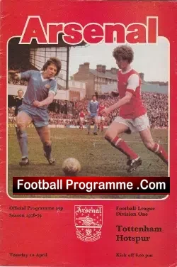 Arsenal v Tottenham 1979