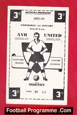 Ayr United v Greenock Morton 1964