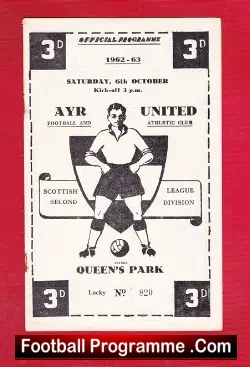 Ayr United v Queens Park 1962