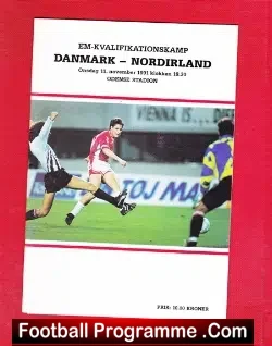 Denmark v Northern Ireland 1991 – Odense Stadium
