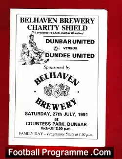 Dunbar United v Dundee United 1991 – Charity Shield