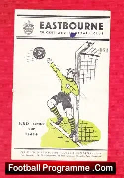 Eastbourne v Eastbourne Comrades 1948