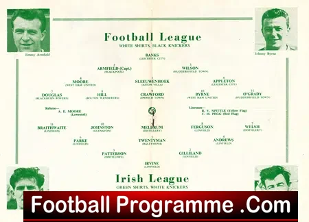 Football League v Ireland Football League 1962 – + Bobby Moore