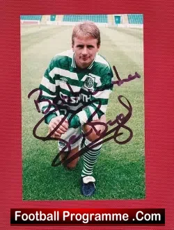 Glasgow Celtic Tommy Boyd Signed Photograph - football memorabilia