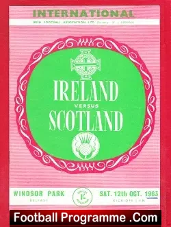 Northern Ireland v Scotland 1963