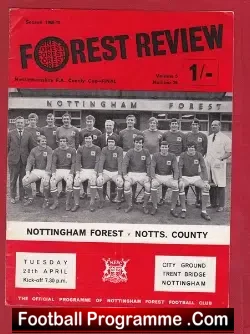 Nottingham Forest v Notts County 1970 – FA County Cup Final