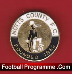 Notts County Football Club Badge 1960s Supporters Club
