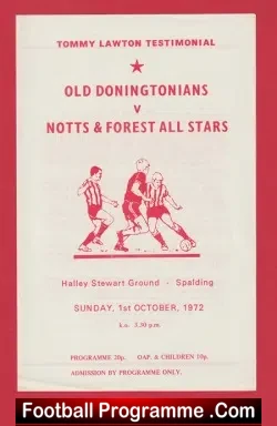 Old Doningtonians v Notts & Forest All Stars 1972