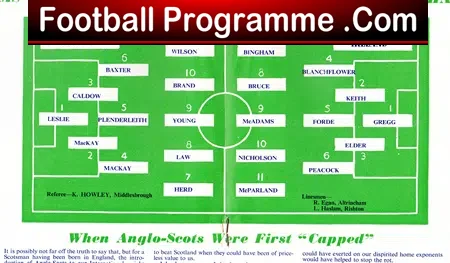Scotland v Ireland 1960