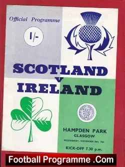 Scotland v Northern Ireland 1964