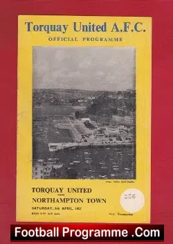 Torquay United v Northampton Town 1957