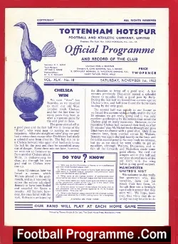 Tottenham Hotspur v Manchester United 1952